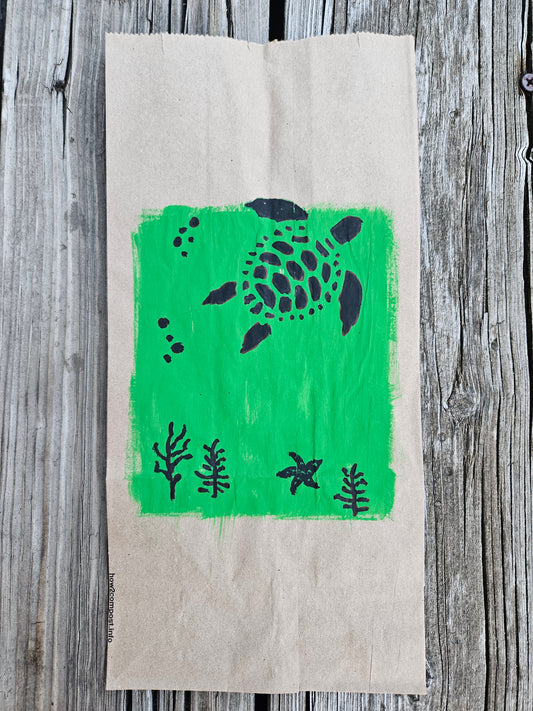 Turtle Under The Sea - Includes 10 bags